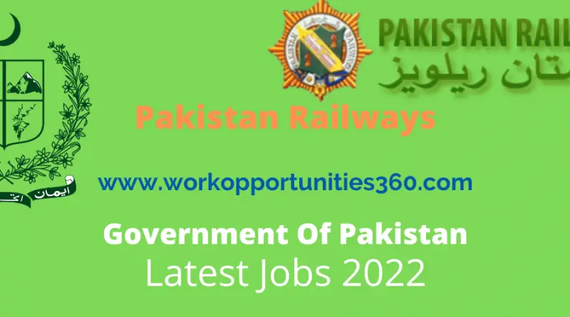 Pakistan Railways Latest Jobs In Lahore 2022
