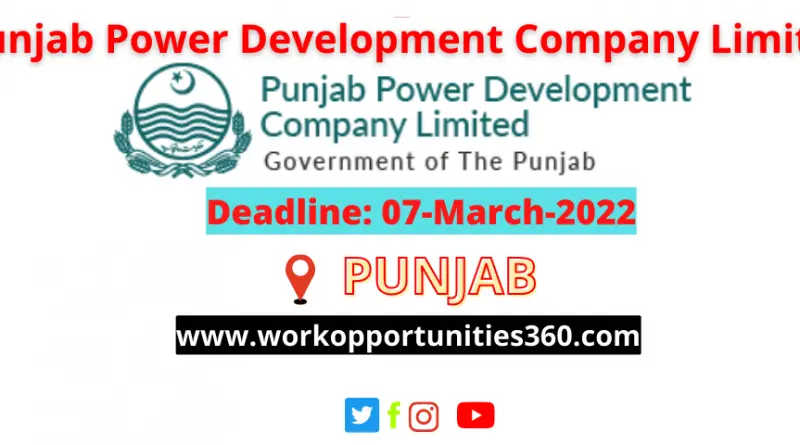 Punjab Power Development Company Limited PPDCL Latest Jobs 2022