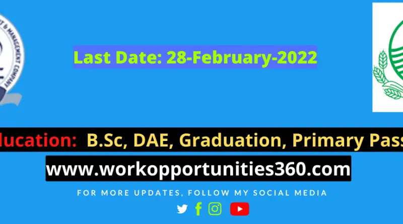 Faisalabad Industrial Estate Development & Management Company FIEDMC Latest Jobs 2022
