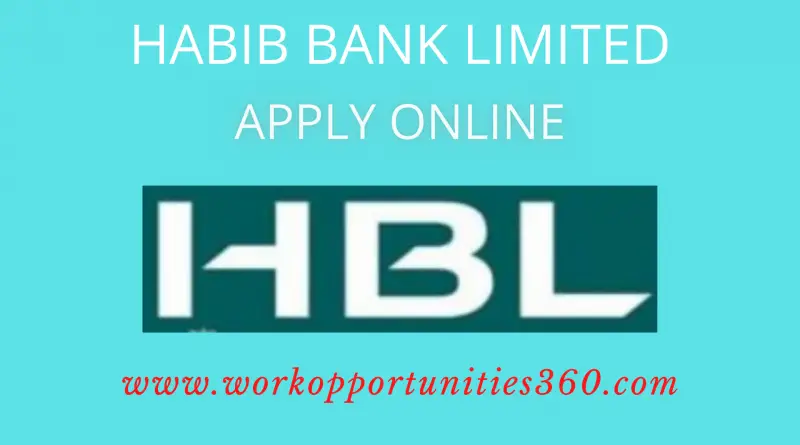 HBL Bank Limited Latest Jobs In Karachi 2022 | Apply Online