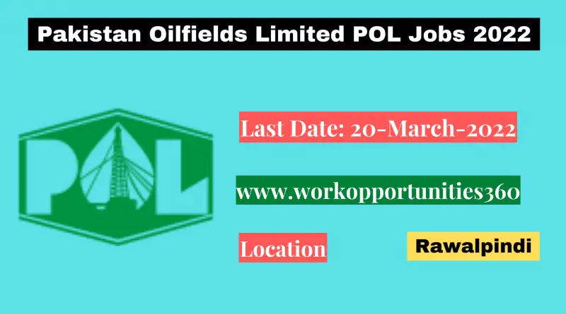 Pakistan Oilfields Limited POL Jobs 2022
