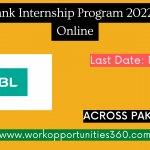 HBL Bank Internship Program 2022 Apply Online