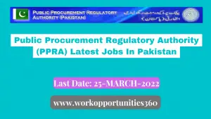 Public Procurement Regulatory Authority (PPRA) Latest Jobs In Pakistan 2022