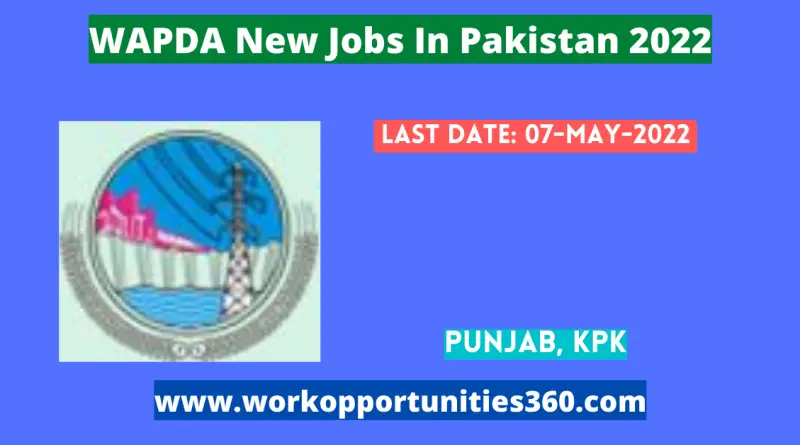 WAPDA New Jobs In Pakistan 2022