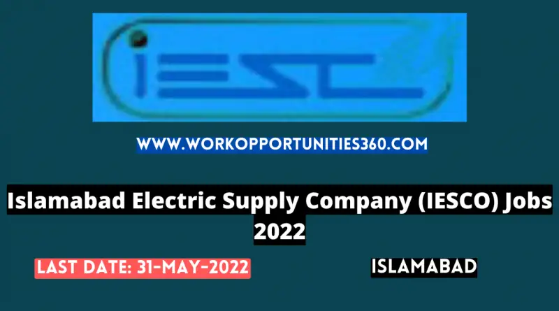 Islamabad Electric Supply Company (IESCO) Jobs 2022