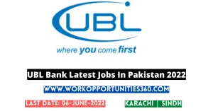 UBL Bank Latest Jobs In Pakistan 2022